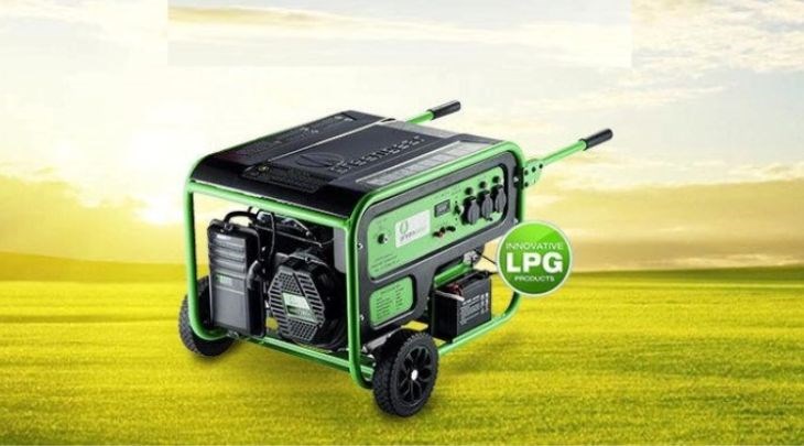Máy phát điện chạy bằng khí tự nhiên sử dụng khí propane hoặc khí hoá lỏng để vận hành máy