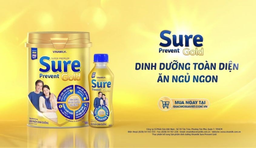 Sữa bột Vinamilk cho người cao tuổi có chất lượng và độ uy tín cao