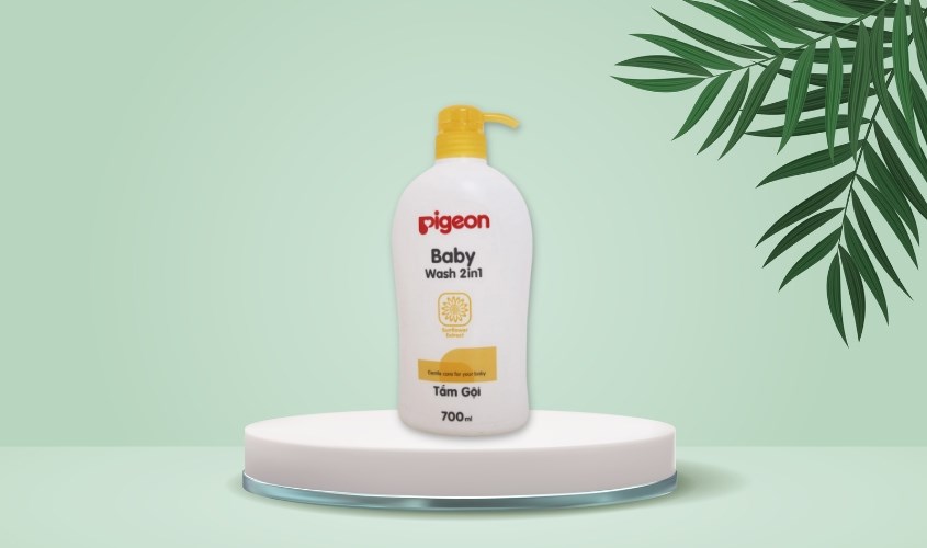 Sữa tắm cho trẻ sơ sinh không cần tráng lại Pigeon