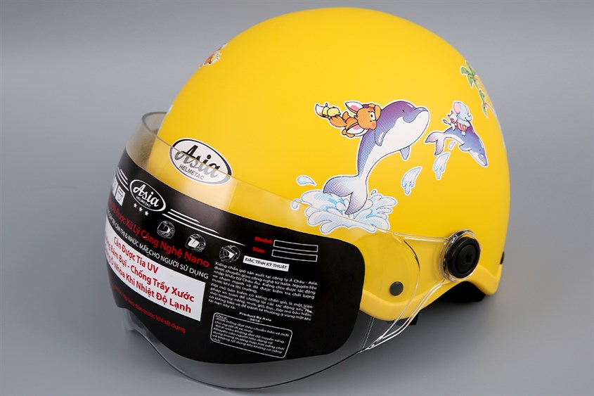 Mũ trẻ em có kính ngăn chặn bụi bẩn, giúp bé di chuyển quãng đường dài thoải mái hơn Mũ trẻ em có kính ngăn chặn bụi bẩn, giúp bé di chuyển quãng đường dài thoải mái hơn