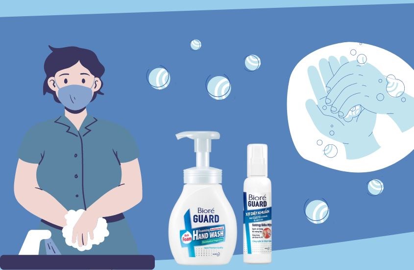 Nước rửa tay Bioré là một sản phẩm vô cùng đa năng