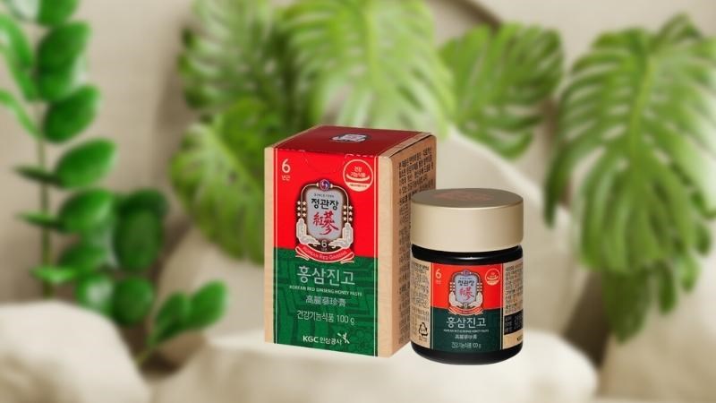 Tinh chất hồng sâm Korean Red Ginseng Honey Paste hộp 100g - Dòng sản phẩm hỗ trợ bồi bổ cơ thể