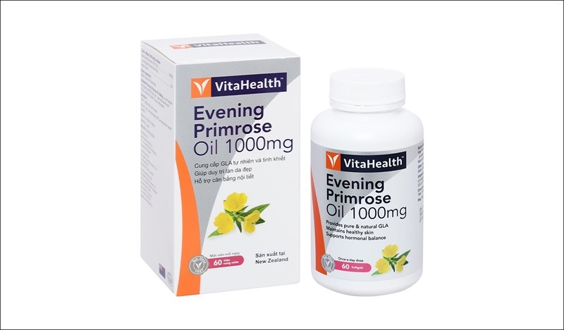 Evening Primrose Oil 1000mg hỗ trợ tăng cường nội tiết tố nữ hộp 60 viên