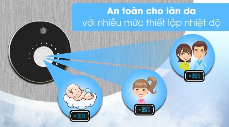 Máy nước nóng gián tiếp Ferroli 30 lít 2500W MIDO-DE cũng được trang bị nút vặn dễ sử dụng