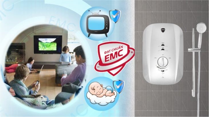 máy nước nóng ferroli tích hợp cảm ứng điện từ EMC