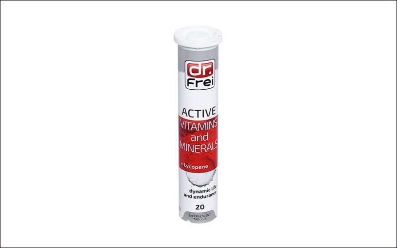 Viên sủi Dr. Frei Active Vitamins Minerals + Lycopene là một thực phẩm bổ sung cho cơ thể Viên sủi Dr. Frei Active Vitamins Minerals + Lycopene là một thực phẩm bổ sung cho cơ thể