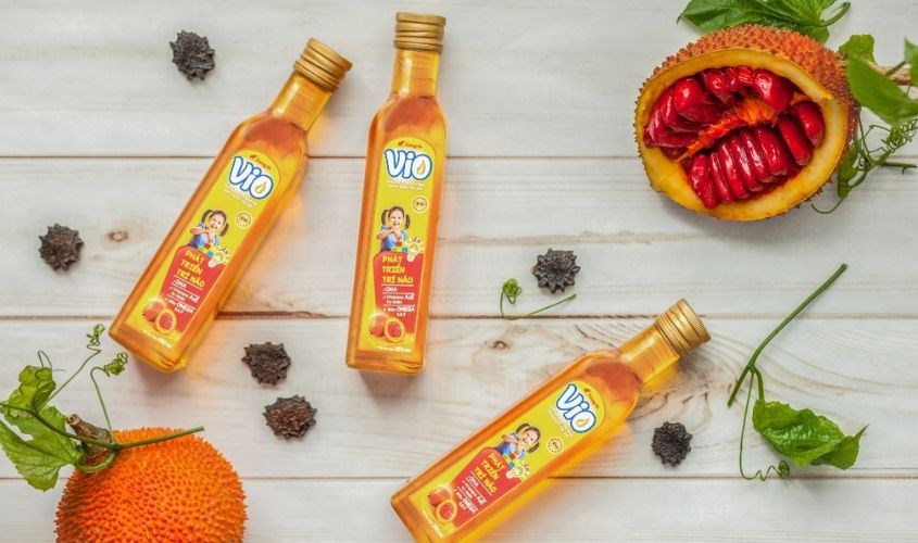 Dầu gấc Tường An Vio ăn dặm cho bé chai 250 ml (6 tháng - 8 tuổi)