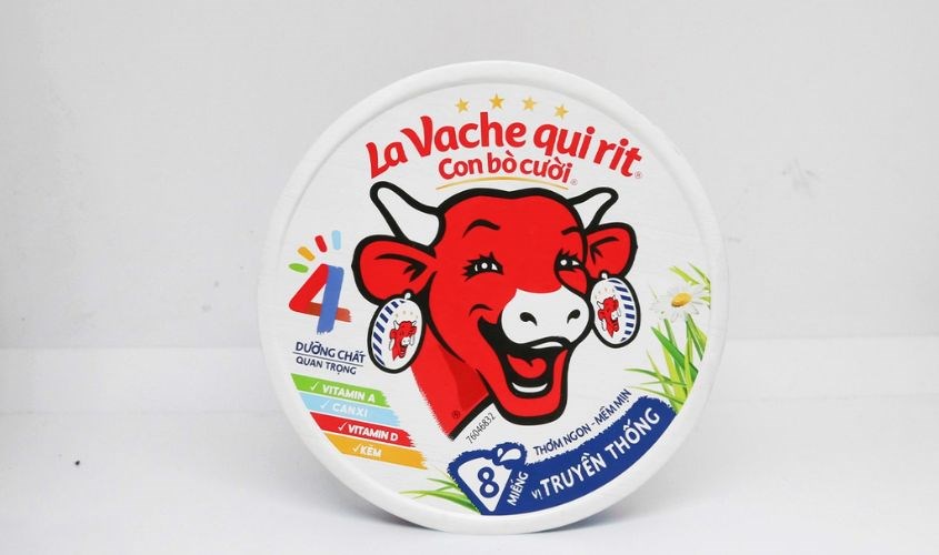 Phô mai Con Bò Cười vị truyền thống hộp 8 miếng 112g (từ 1 tuổi)