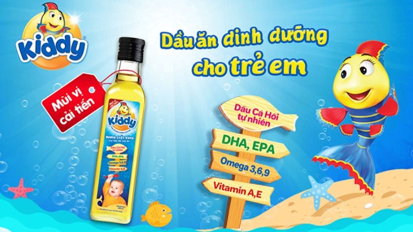 Dầu cá hồi Kiddy Dầu cá hồi Kiddy