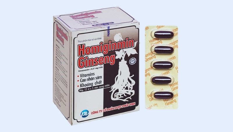 Homiginmin Ginseng PV hỗ trợ tăng đề kháng