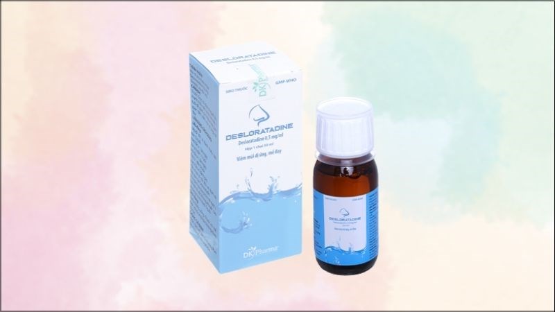 Siro Desloratadin 0.5mg/ml trị viêm mũi dị ứng, mày đay