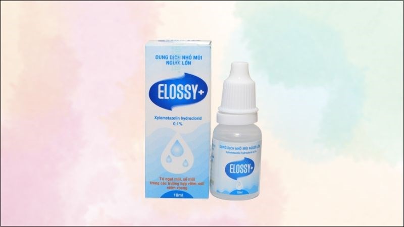 Thuốc nhỏ mũi Elossy có tác dụng trị viêm xoang
