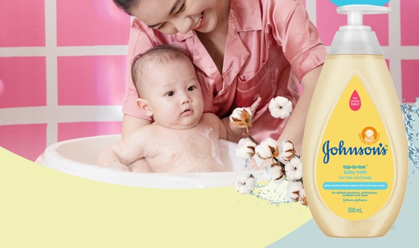 Sữa tắm gội cho bé Johnson