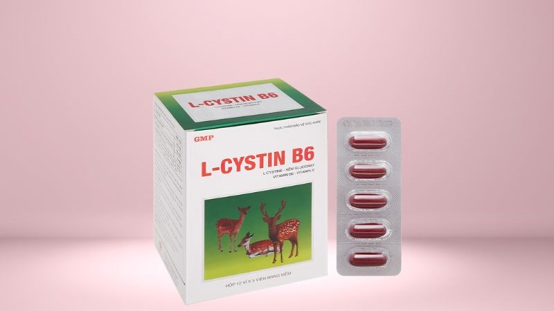 L-Cystin B6 làm đẹp da, tóc, móng hộp 60 viên