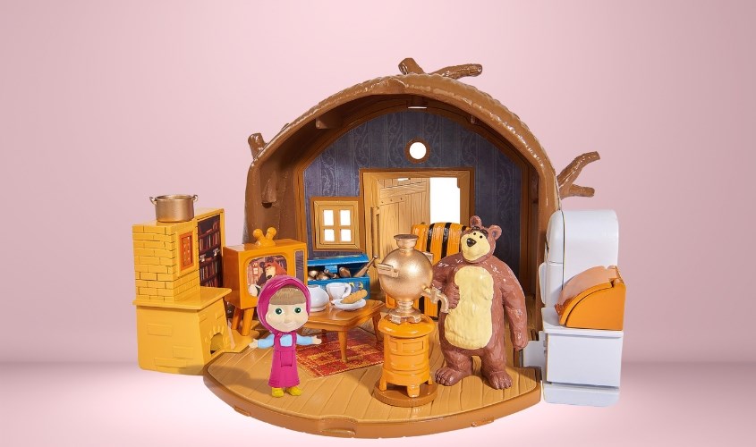 Đồ chơi ngôi nhà gấu Masha and the Bear Masha playset 