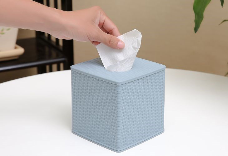 Hộp đựng giấy nhựa 13 x 13 x 13 cm BHX TN-901181 có chất liệu nhựa PP an toàn sức khoẻ, hạn chế nứt vỡ Hộp đựng giấy nhựa 13 x 13 x 13 cm BHX TN-901181 có chất liệu nhựa PP an toàn sức khoẻ, hạn chế nứt vỡ