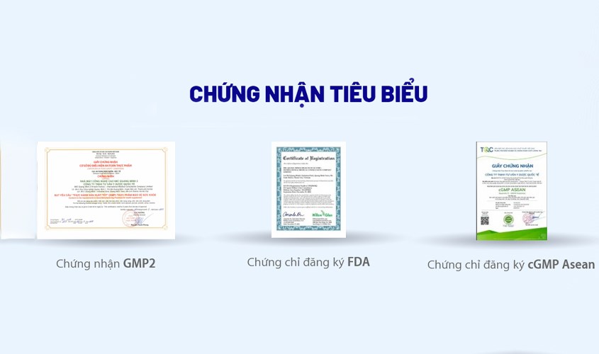 Một trong những chứng nhận của IMC