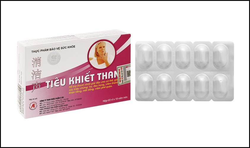 Tiêu Khiết Thanh hỗ trợ giảm viêm đường hô hấp hộp 30 viên