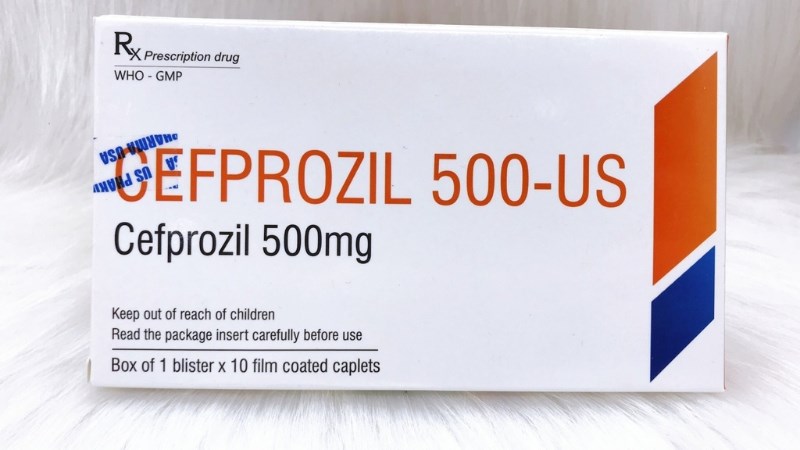 Cefprozil 500-US trị nhiễm khuẩn