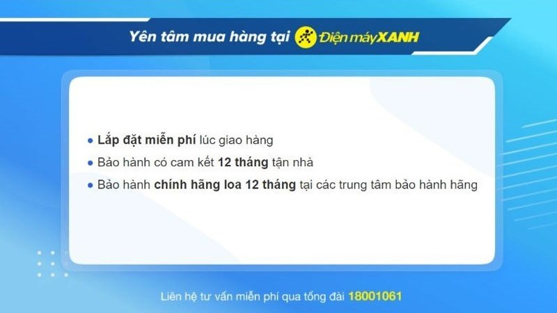 Chính sách khi loa JBL tại Điện máy XANH