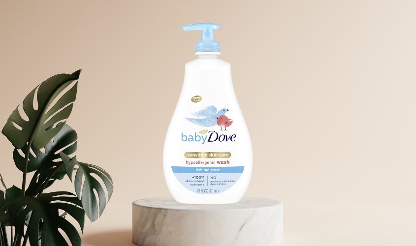 Baby Dove được sản xuất 100% từ thiên nhiên