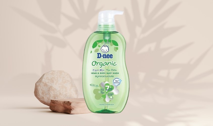 Dnee Organic không gây kích ứng cho làn da bé
