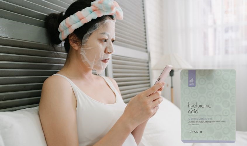 Mặt nạ giấy Hyaluronic Acid dưỡng ẩm sâu It