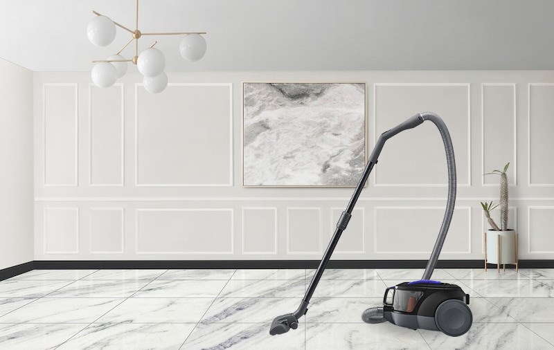 Máy hút bụi dạng hộp LG VC3316GND có thiết kế gọn gàng, cùng công suất làm sạch lớn lên đến 1400W