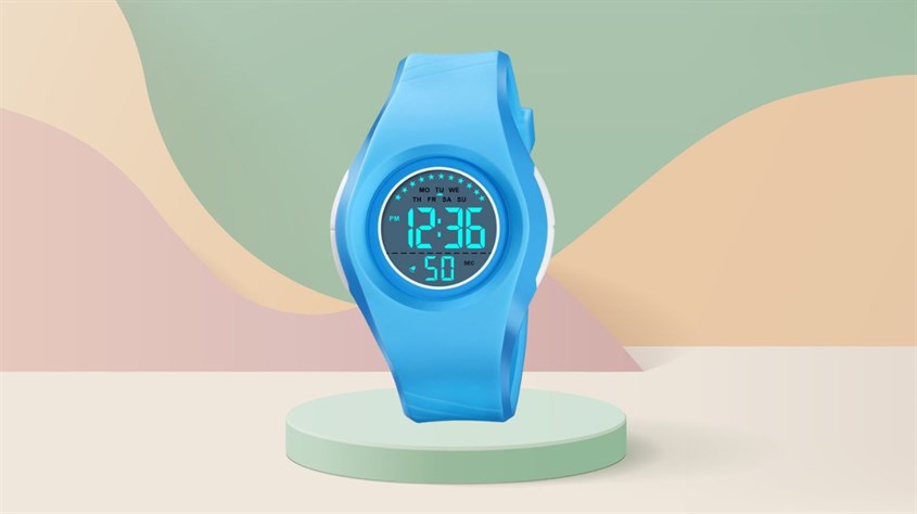 Đồng hồ trẻ em Skmei 44 mm chống nước 1556LTBU