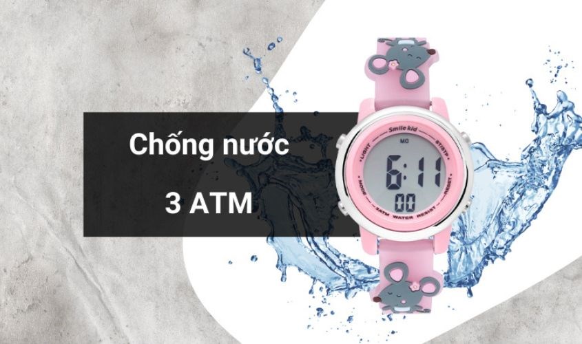 Đồng hồ trẻ em Smile Kid 34 mm chống nước SL382-4