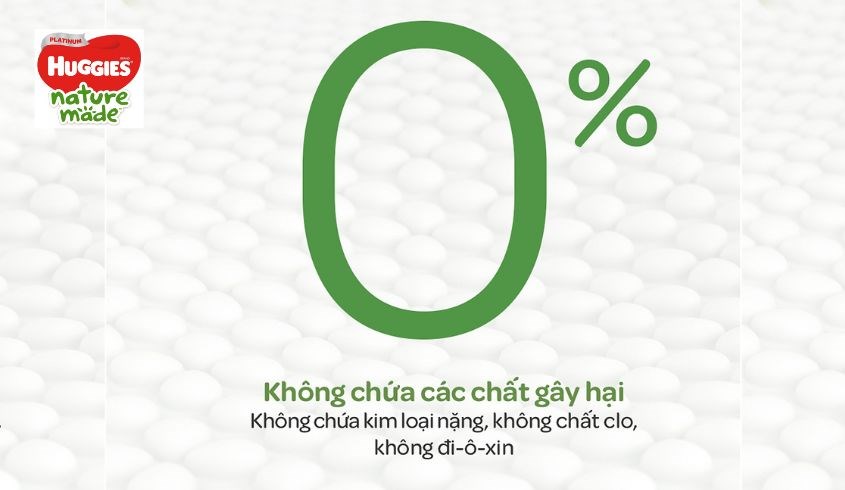 Làm từ 100% sợi bông cao cấp không gây hại cho bé