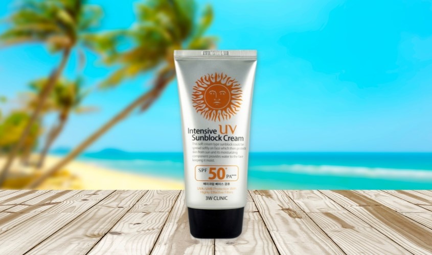 Kem chống nắng 3W Clinic Intensive UV Sunblock Cream