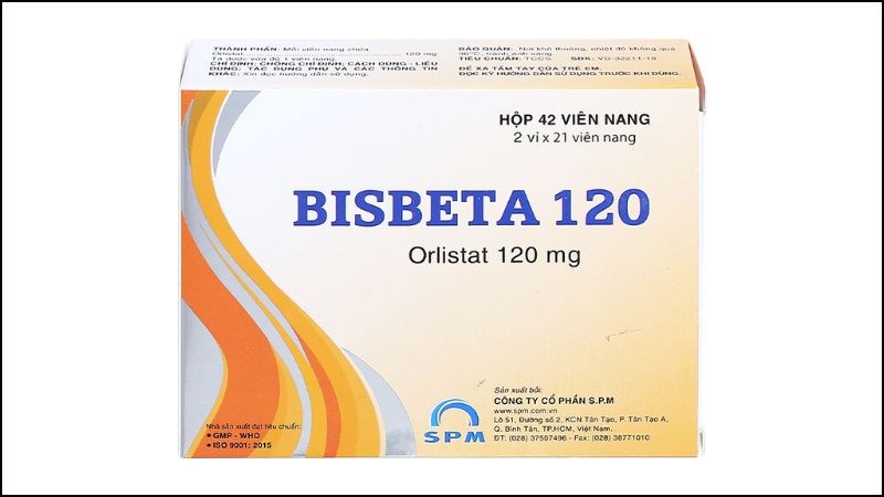 Bisbeta 120 kiểm soát cân nặng, hỗ trợ trị béo phì