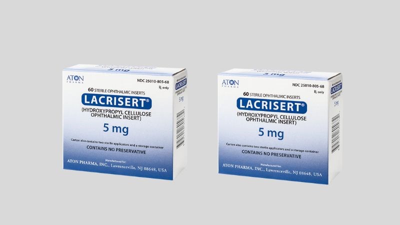 LACRISERT® - Điều trị khô mắt, viêm giác mạc do tiếp xúc