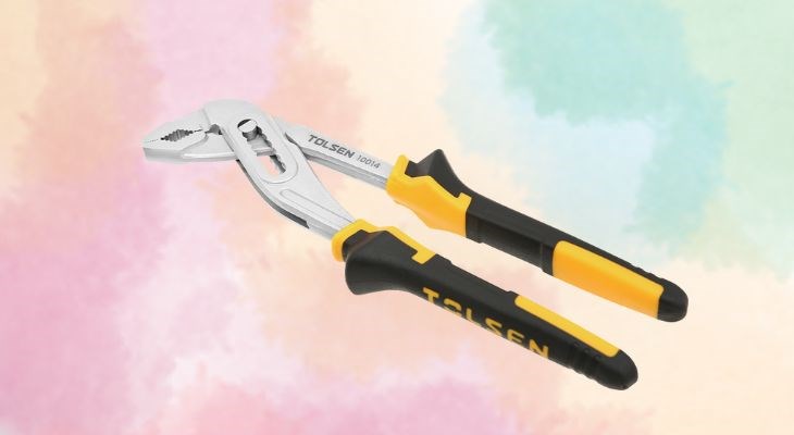 Kìm mỏ quạ Tolsen 10014 25 cm có thiết kế phần tay cầm dễ cầm nắm, gọn nhẹ dễ mang theo bên mình