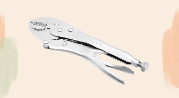 Kìm bấm miệng cong Tolsen 10051 24 cm có độ mở tối đa: 60 mm, dài 240 mm