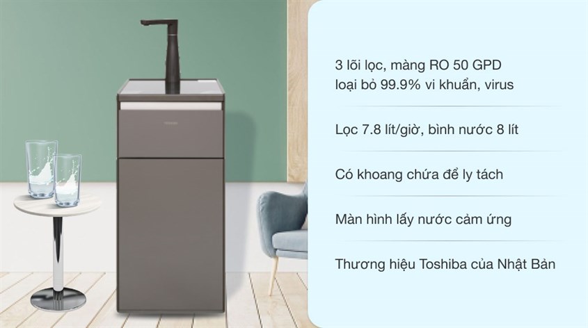 Máy lọc nước RO Toshiba TWP-N1843SV 3 lõi