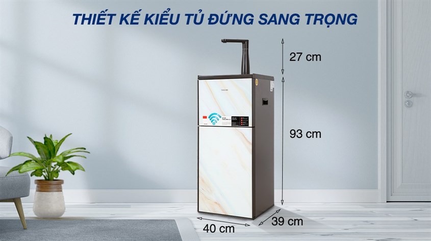 Máy lọc nước RO nóng nguội lạnh Toshiba TWP-W1905SV(MB) 3 lõi