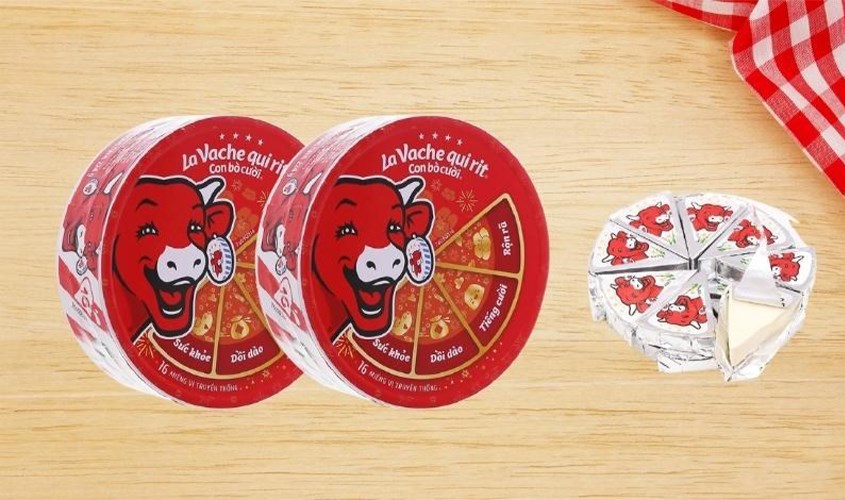 Mẹ bầu bổ sung thêm canxi bằng cách dùng phô mai Con Bò Cười vị truyền thống hộp 8 miếng 112g (từ 1 tuổi)