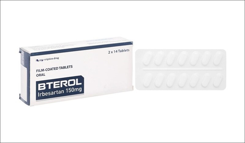 Bterol 150mg trị tăng huyết áp (2 vỉ x 14 viên)