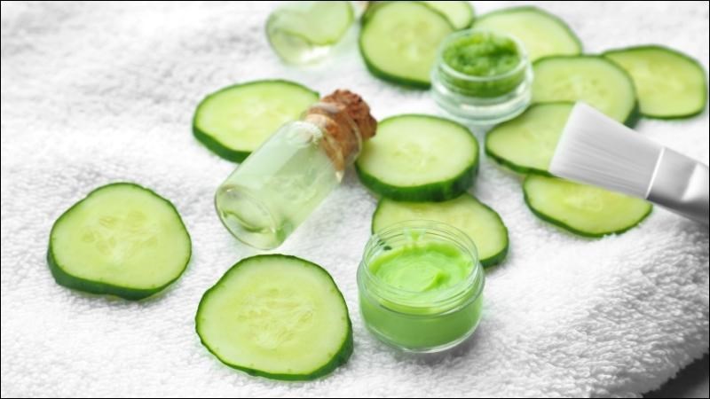 Chọn loại mặt nạ với các dưỡng chất từ thiên nhiên như dưa leo