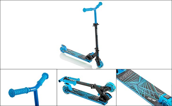 Xe Scooter Neon Vector Yvolution NT05B2 có thể  thể gấp gọn và tháo rời được tay cầm, tiết kiệm diện tích và dễ di chuyển