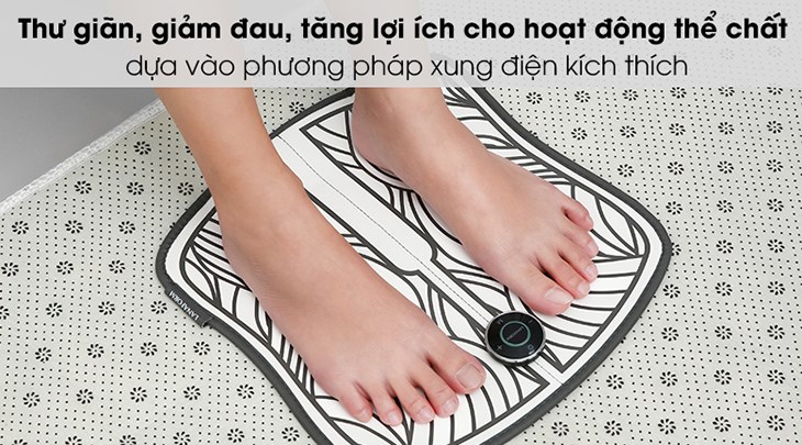 Thảm massage chân Lanaform LA100208 giúp thư giãn, giảm đau, tăng cường các lợi ích của hoạt động thể chất