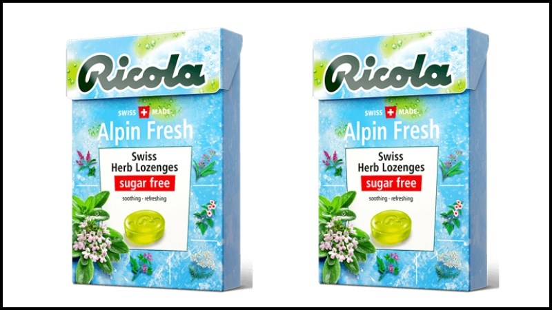 Các loại kẹo thảo mộc nổi bật của Ricola