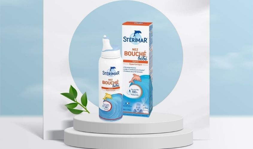 Nước muối xịt mũi cá heo Sterimar