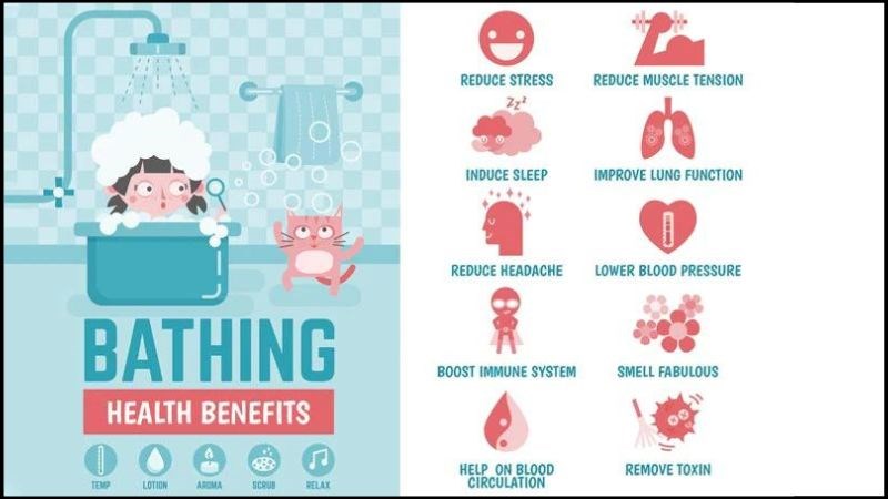 Tắm sáng sớm giúp tăng cường hệ thống miễn dịch