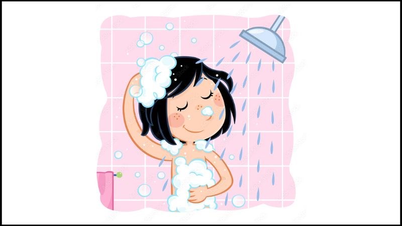 Tắm sáng giúp loại bỏ vi khuẩn và độc tố trên da