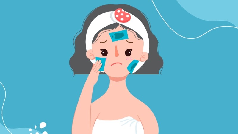 Dùng miếng dán trị mụn tại chỗ ở các vùng da dầu phù hợp với người có da hỗn hợp Dùng miếng dán trị mụn tại chỗ ở các vùng da dầu phù hợp với người có da hỗn hợp