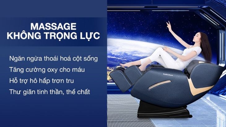 Ghế Massage Daikiosan DVGM-00002X  mang đến cho bạn những phút giây thư giãn, ngăn ngừa bệnh trầm cảm