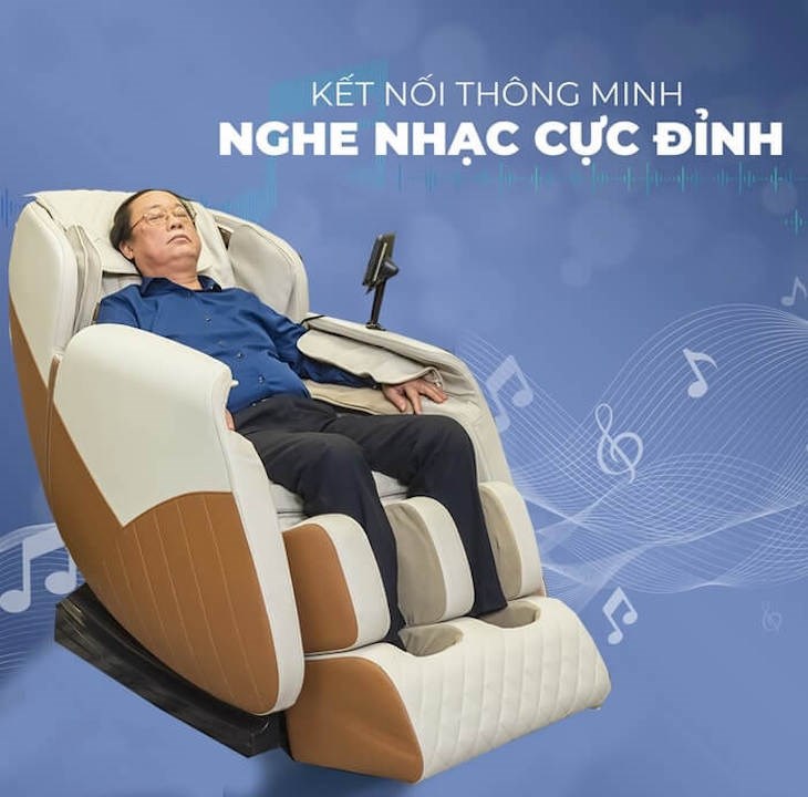 Trải nghiệm ghế massage kết hợp với âm nhạc giúp cải thiện trí nhớ